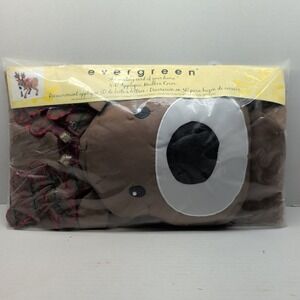 Evergreen Reindeer Mailbox Cover Magnetic 3D Applique Christmas